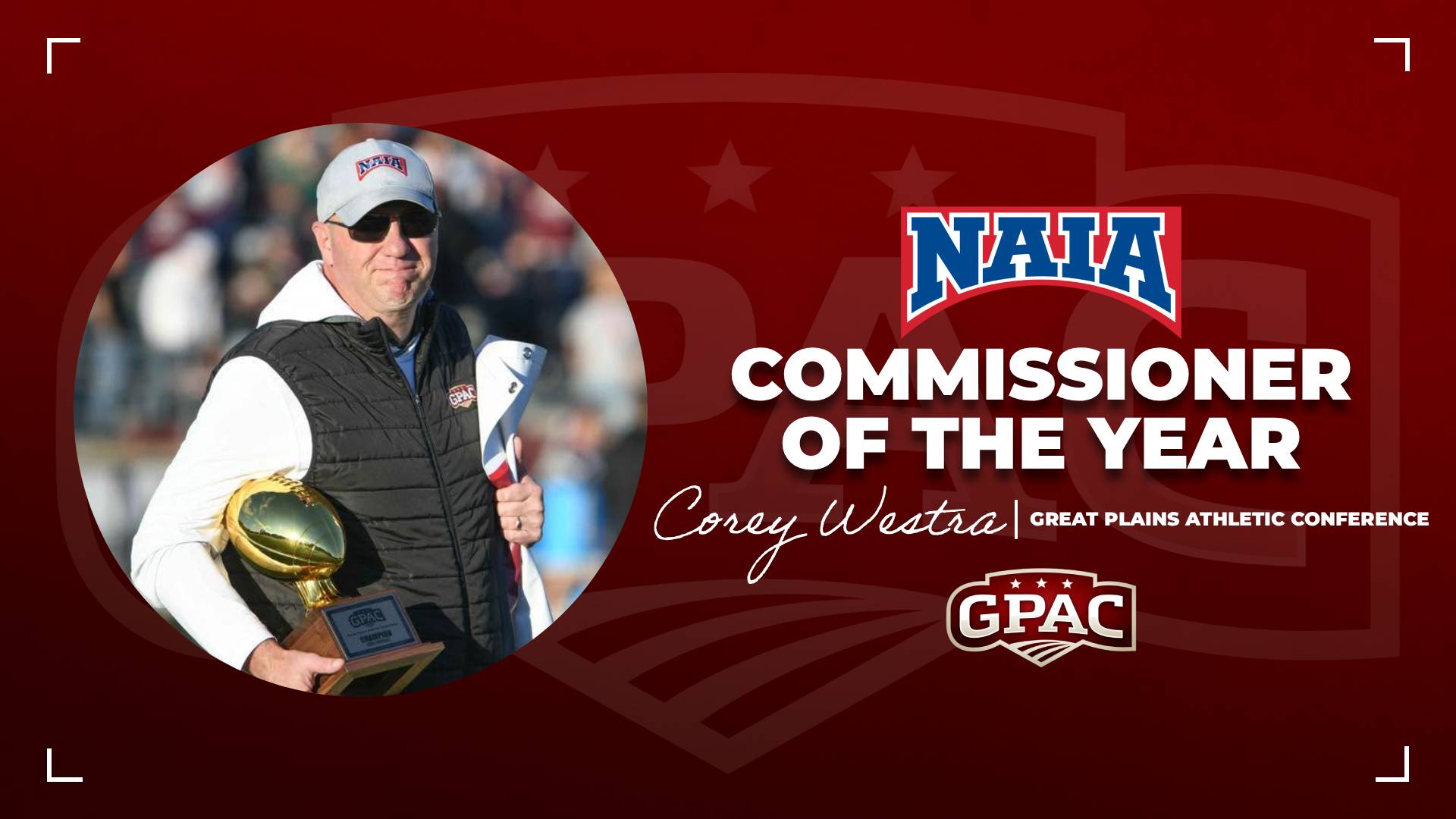Westra named NAIA Commissioner of the Year for 2025-26