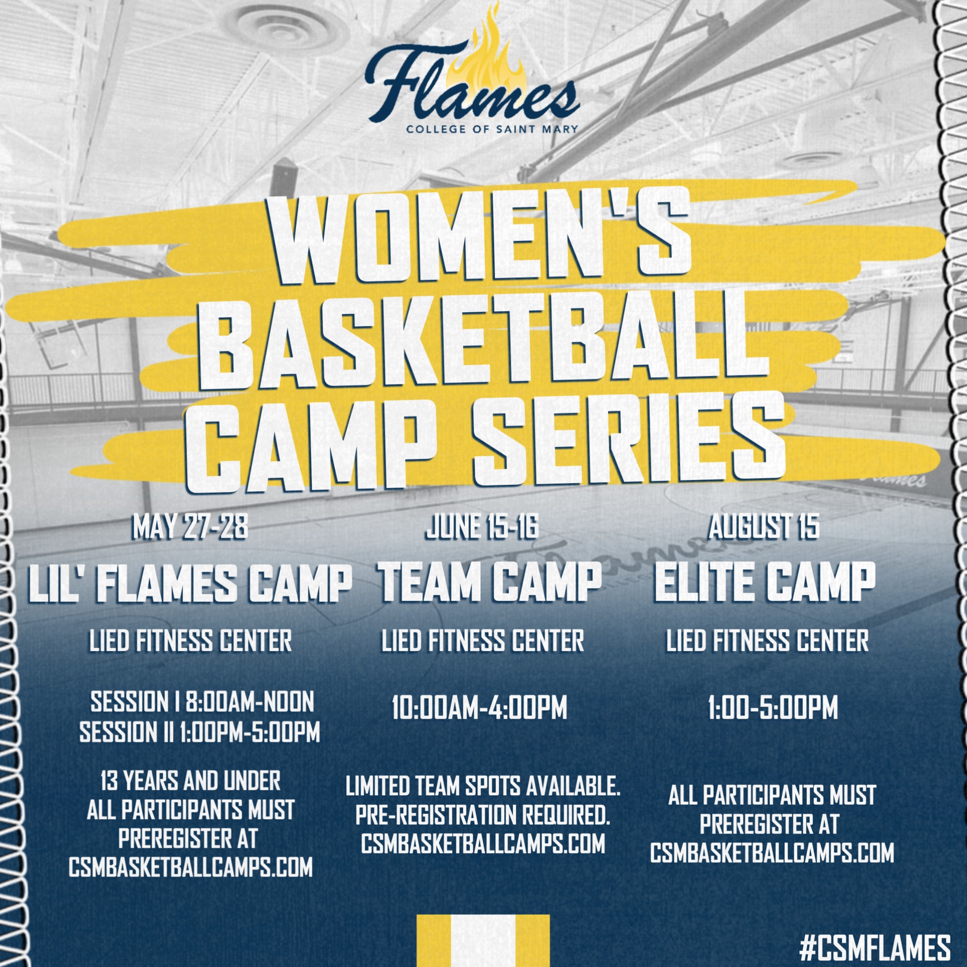 CSM announces 2026 Women&rsquo;s Basketball Camp Series