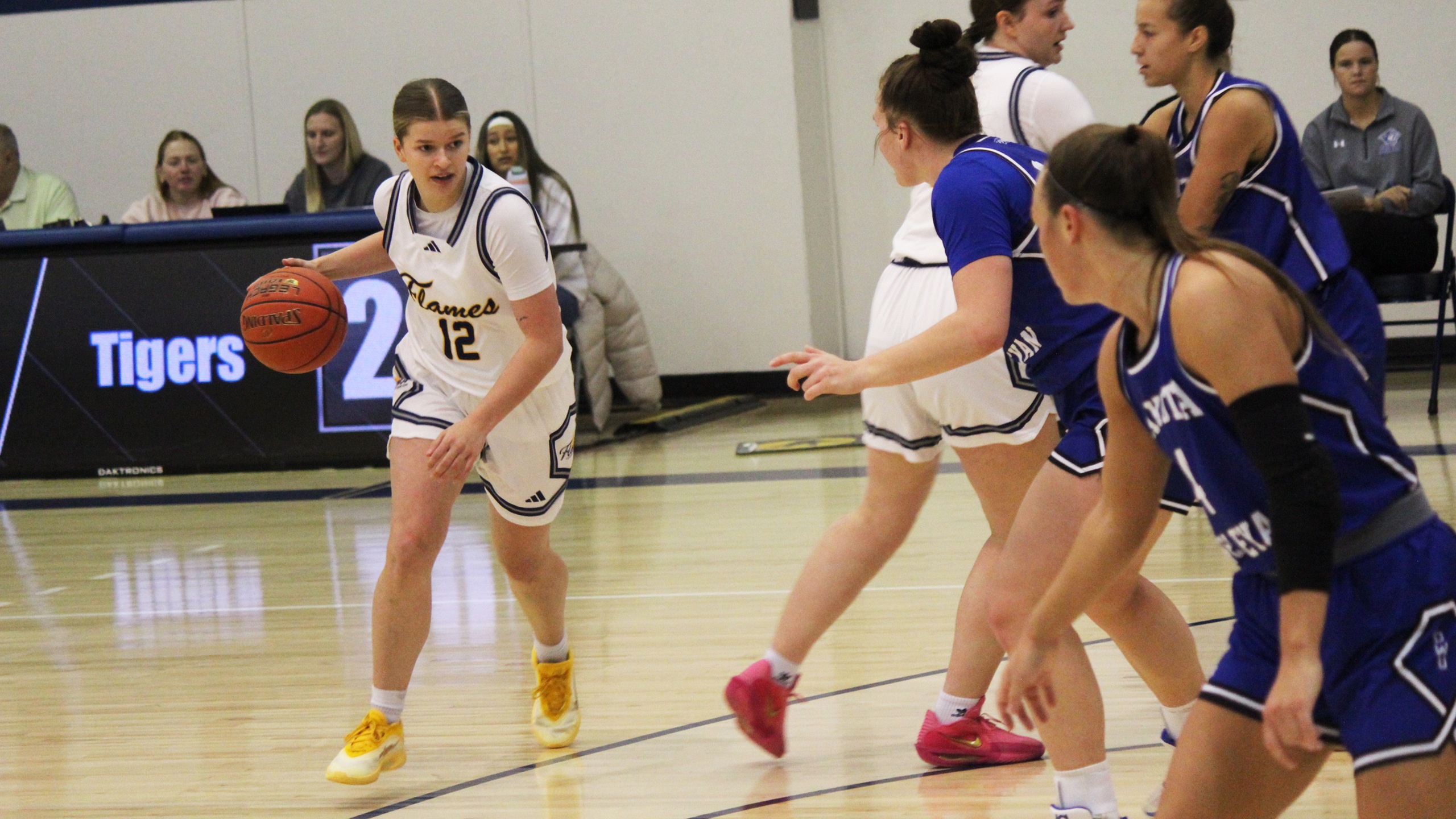 No. 9 Dakota Wesleyan starts quick to beat Flames
