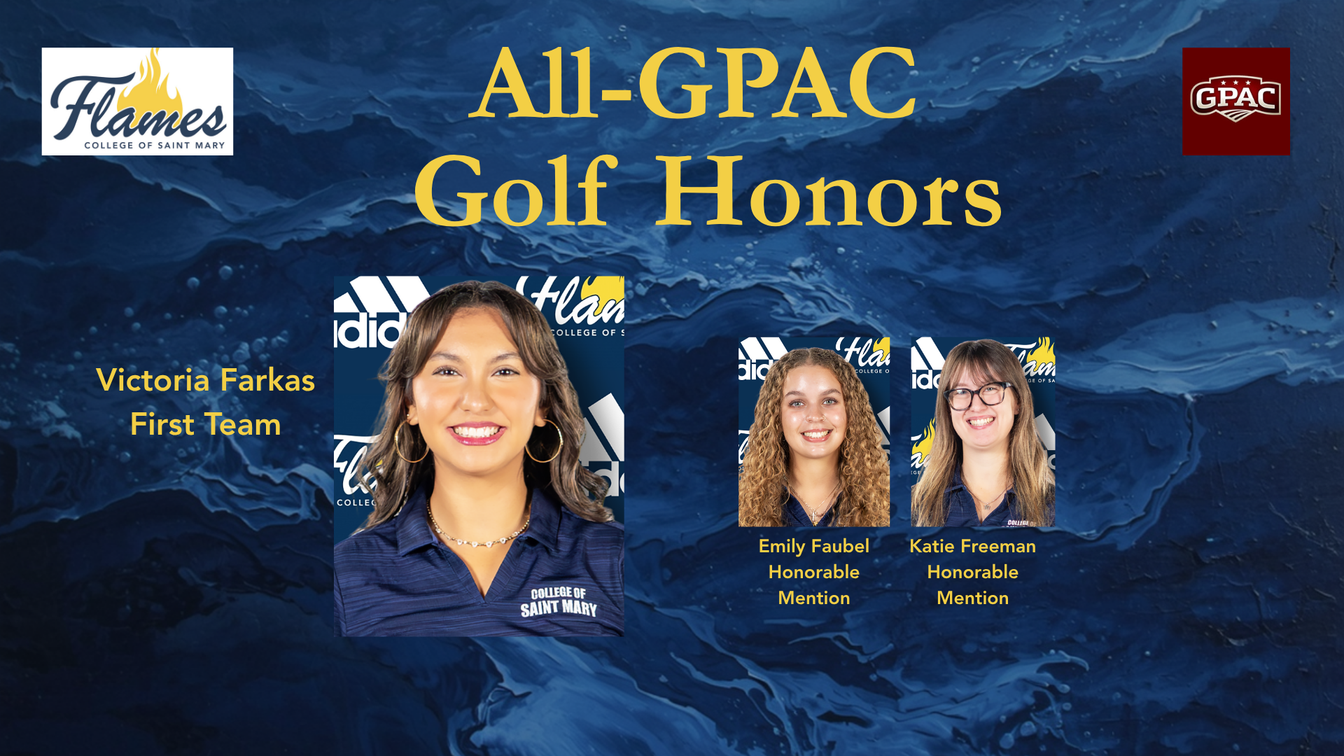 Farkas named first-team all-GPAC in golf