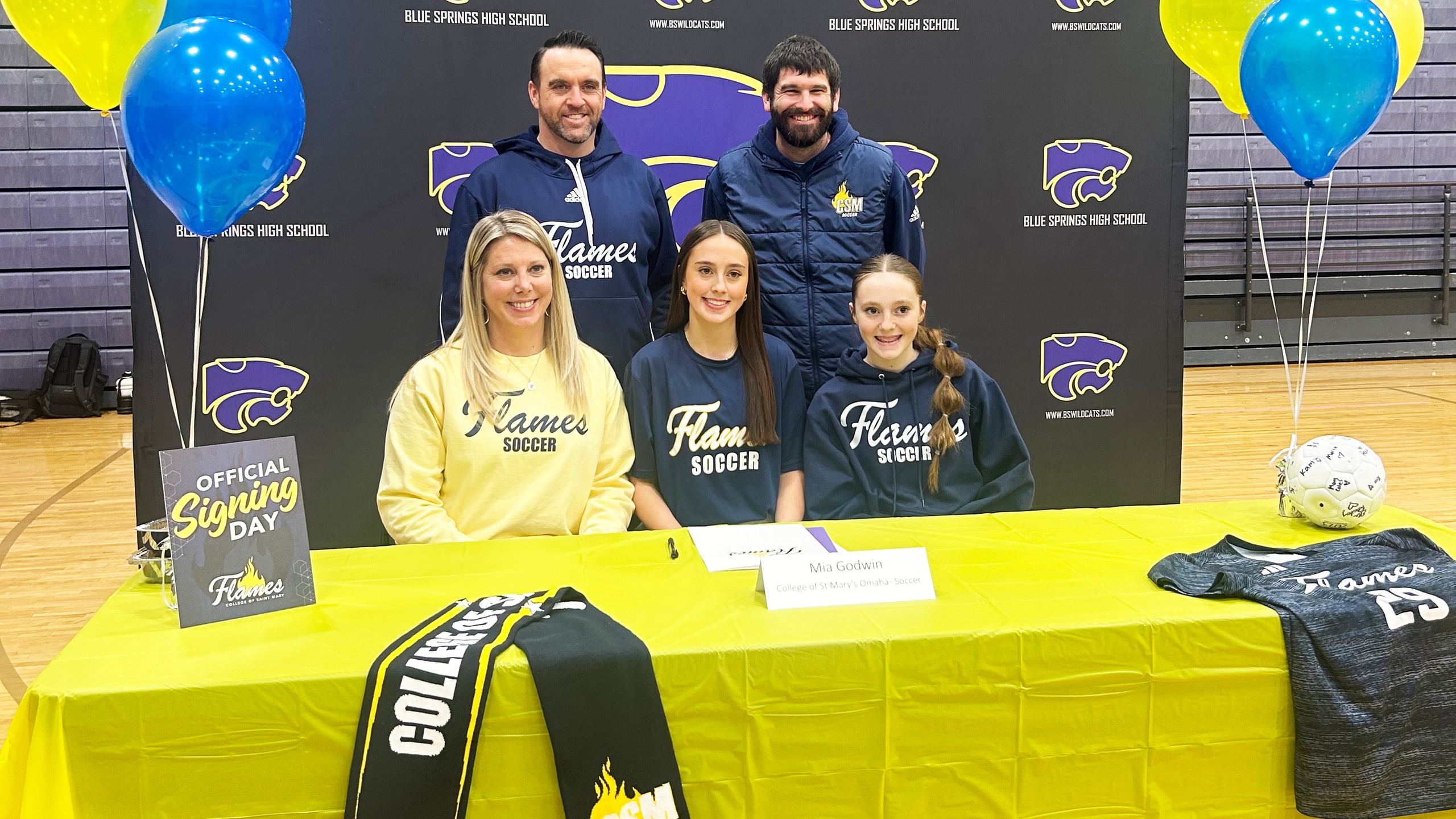 Godwin signs with Flames soccer program