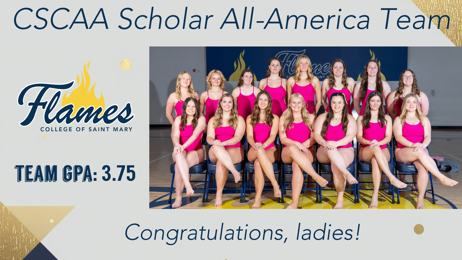 CSM swim program named Scholar All-America Team