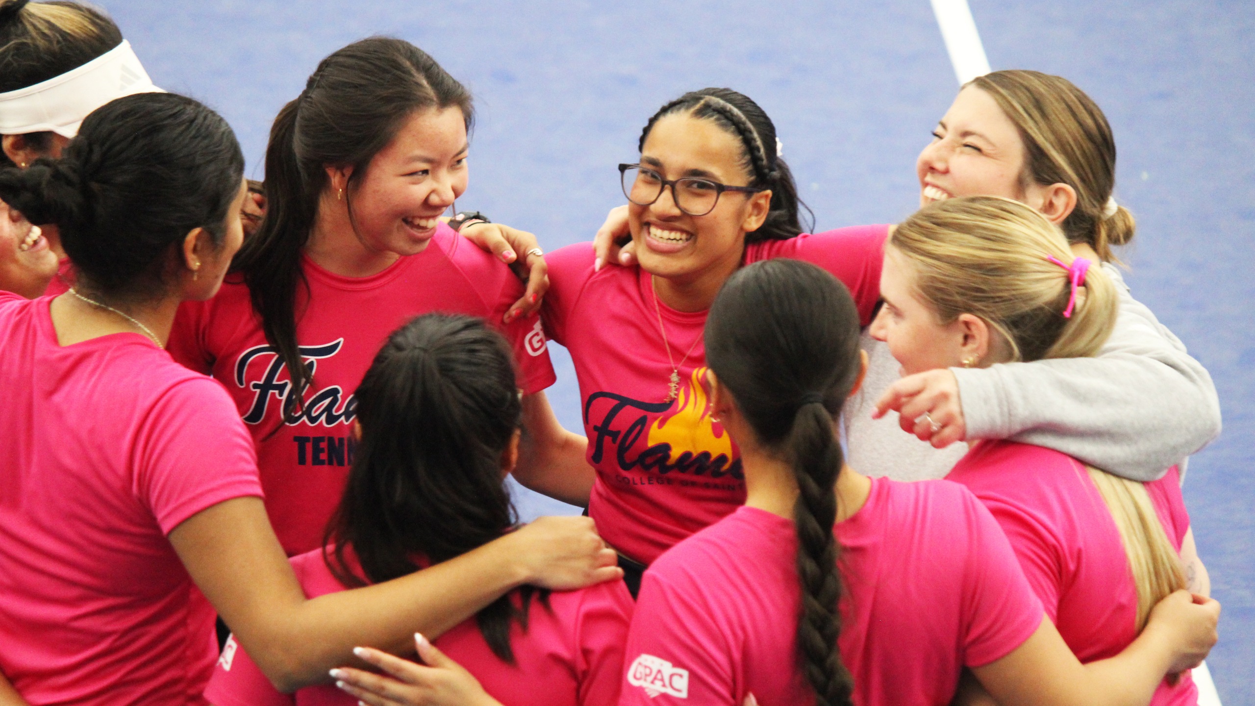 Flames cruise past Mount Marty in tennis