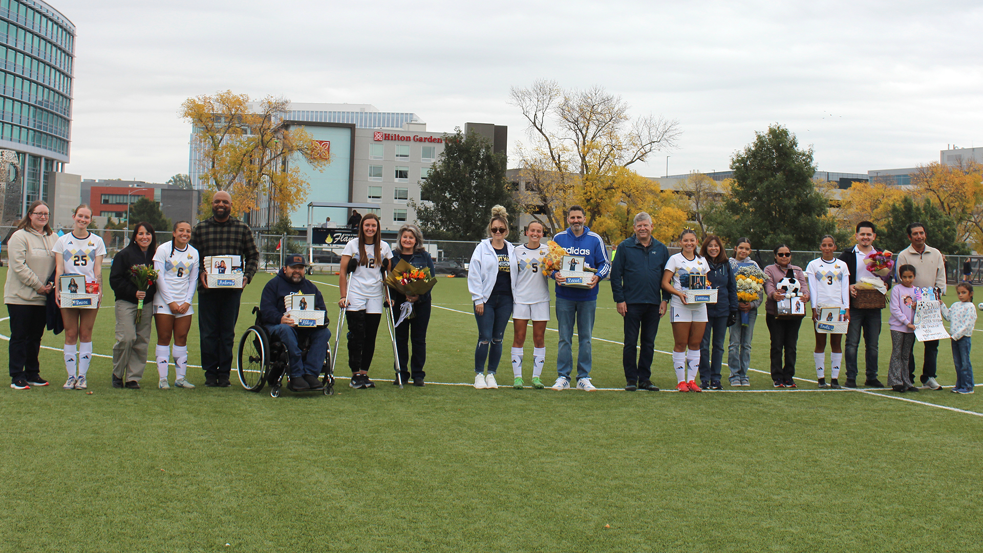 Flames forge tie with DWU on Senior Day