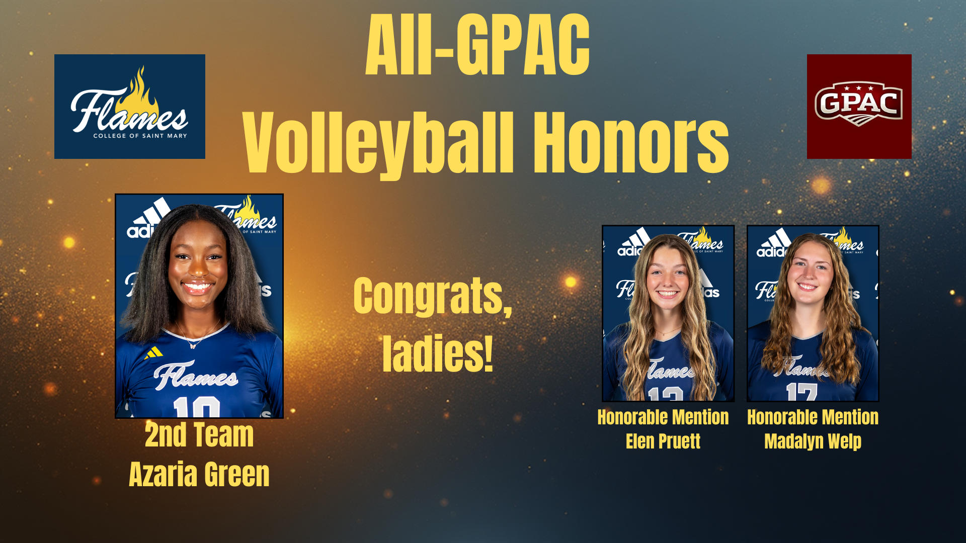 Green becomes three-time All-GPAC selection